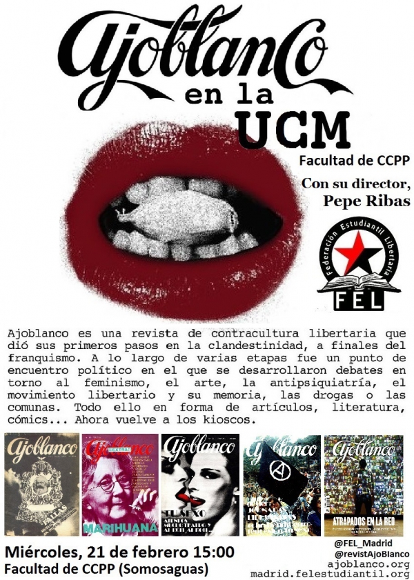 Encuentros con estudiantes libertarios en Madrid