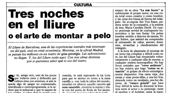 Marcos Ordóñez, amant de la cultura i de la llibertat